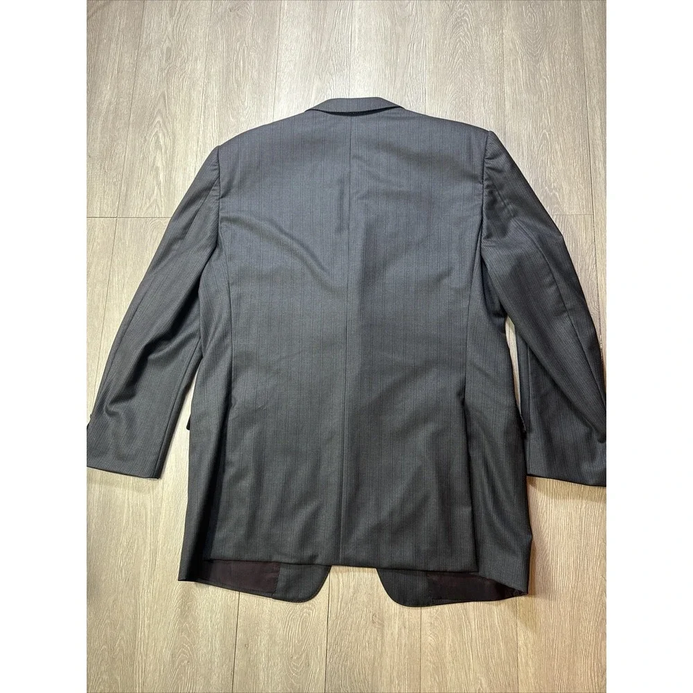 46L Ermenegildo Zegna 15 Milmil 15 Sport Coat Blazer Jacket Men's Gray Saks‎
